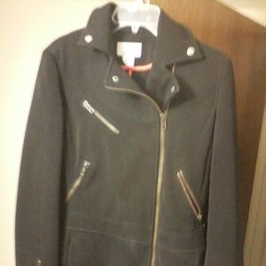 Armani Exchange womens Large Zip Coat Jacket